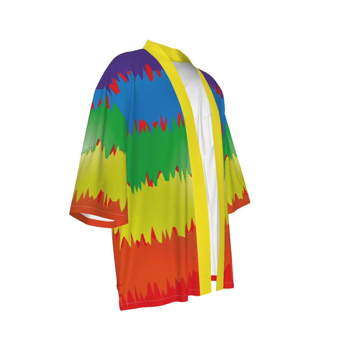 Rainbow Splash Unisex Kimono