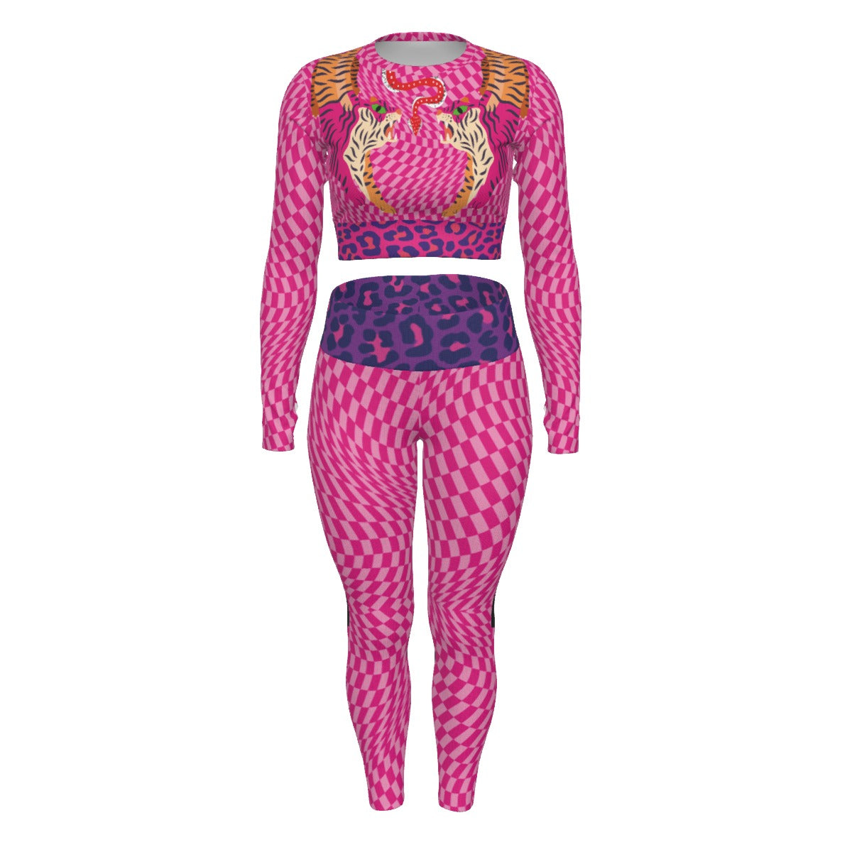 Tiger Balm Women's Sport Set With Backless Top And Leggings