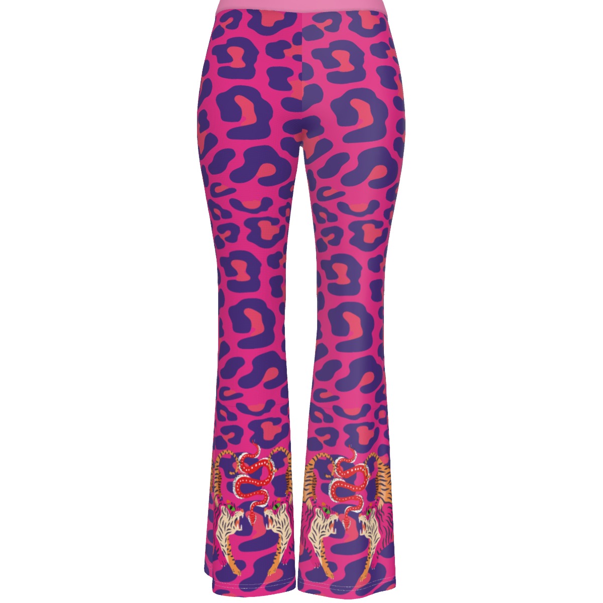 Tiger Balm Purple Women's High Elastic Flare Pants