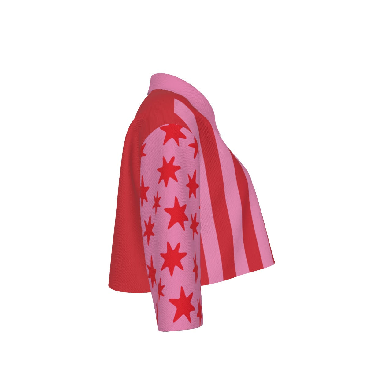 Cosmic Lady Women's Cropped Jacket | 245GSM Cotton