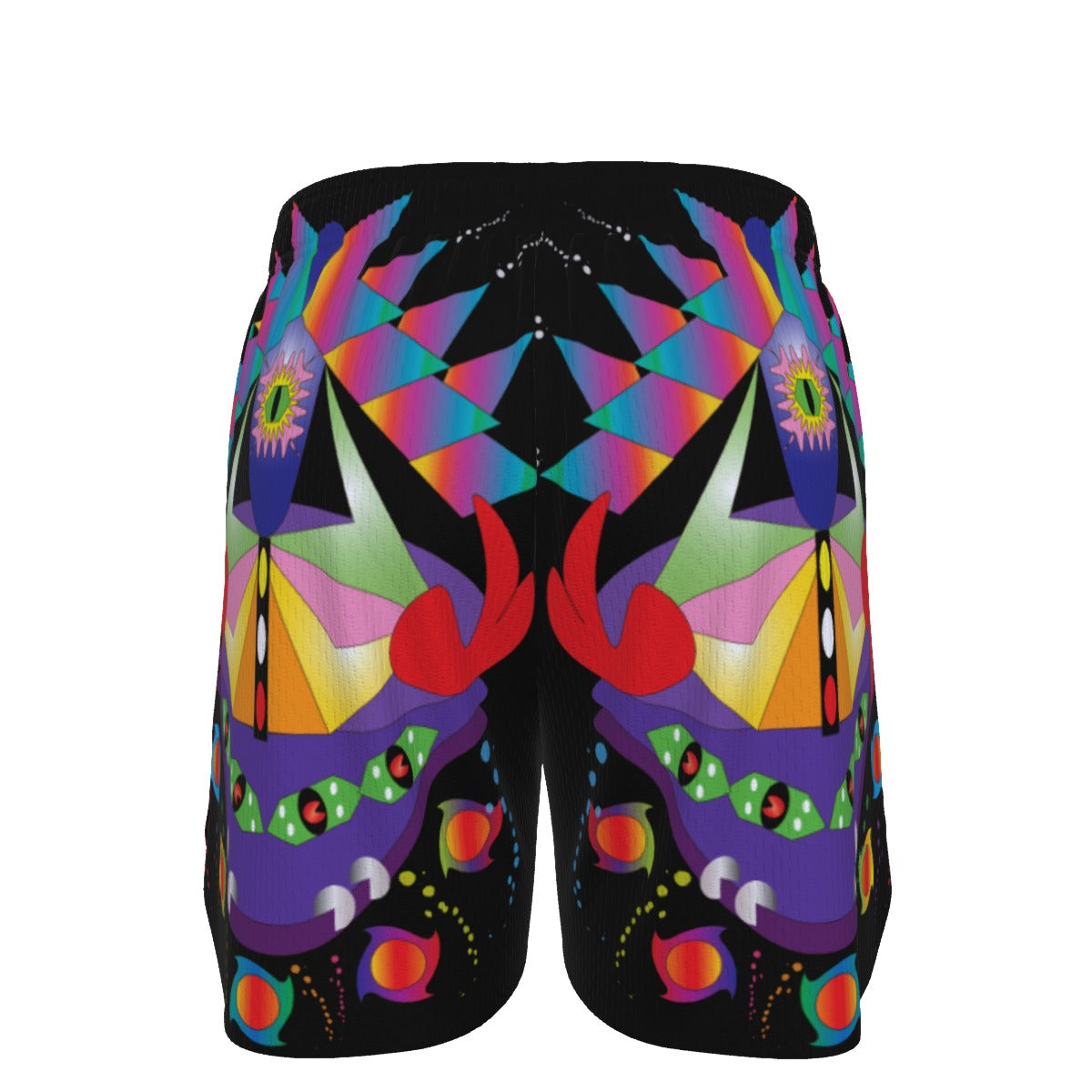 Techno Beats Men's Side Split Running Sport Shorts