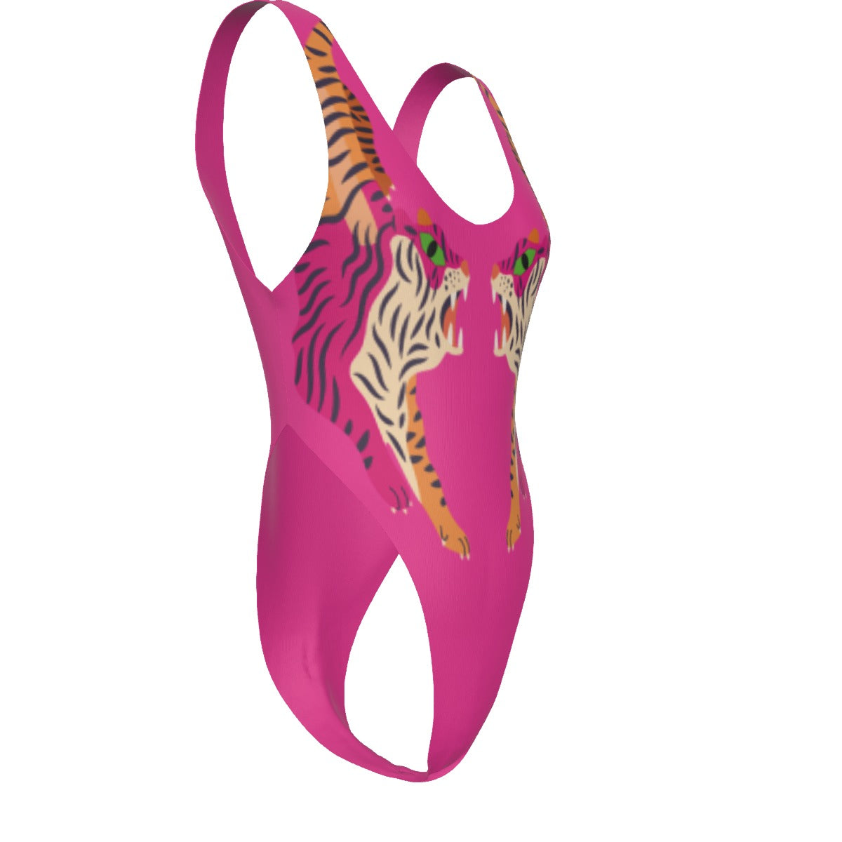 Tiger Pink Women's One-piece Swimsuit