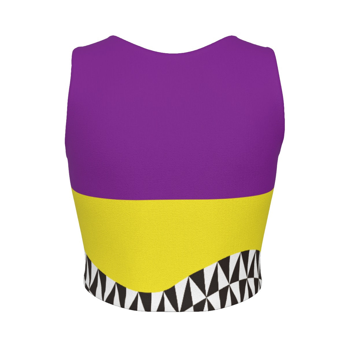 Daily Party Women's Sport Crop Tank Top & Skort With Pocket Set Yellow