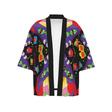 Load image into Gallery viewer, Techno Beats Unisex Kimono
