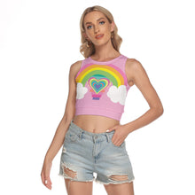 Load image into Gallery viewer, Barbie Girl  Women&#39;s Sleeveless Back Hollow Crop Top
