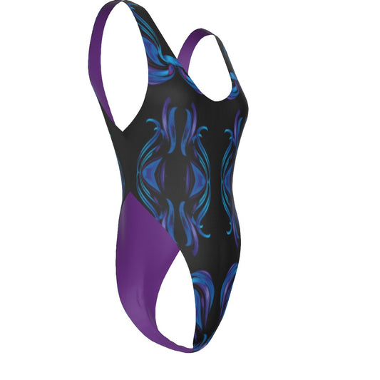 Akasha Vibe Women's One-piece Swimsuit | Double-sides Printed