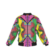 Load image into Gallery viewer, African Love  Men&#39;s Bomber Jacket With Sleeve Pocket
