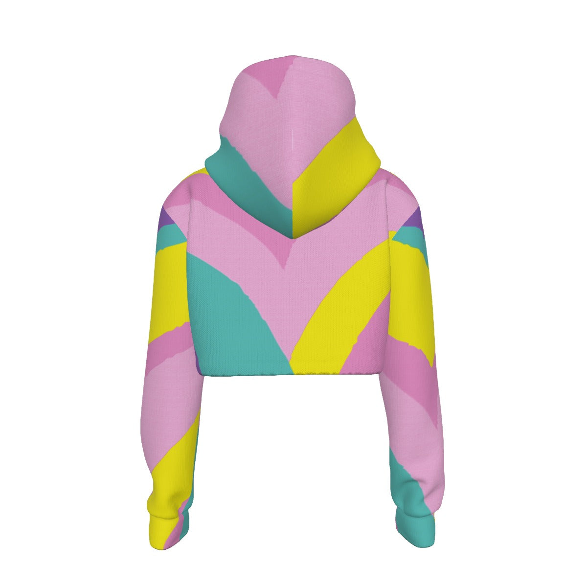 Kawaii Colors Women's Crop Top Hoodie