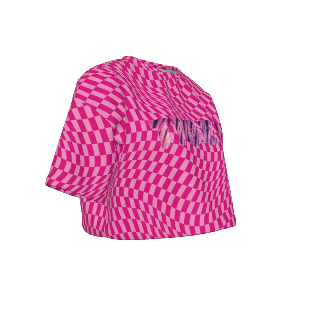 Tiger Balm Pink Women's Cotton Cropped T-shirt