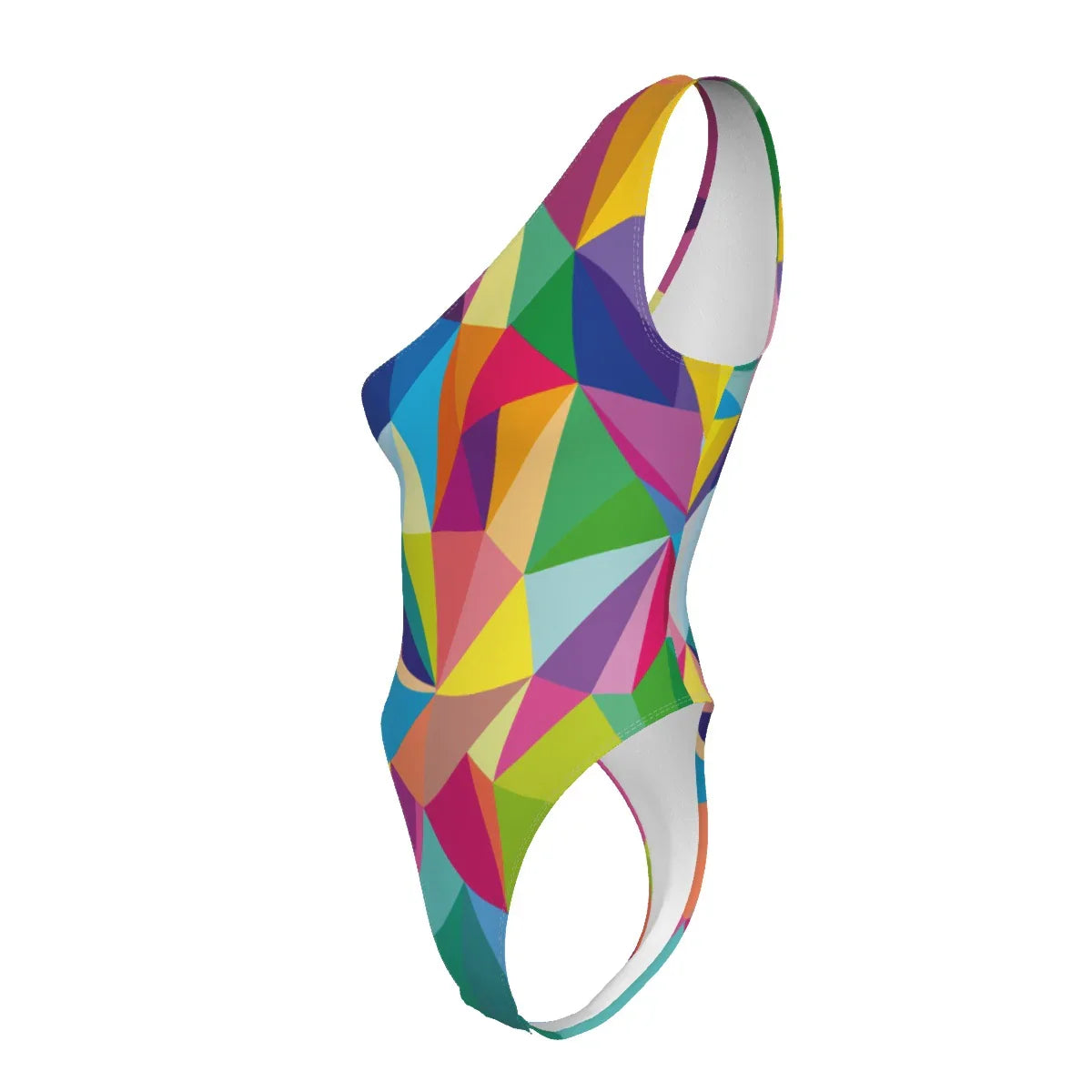 Mosaic Colors Women's One-Shoulder Bodysuit