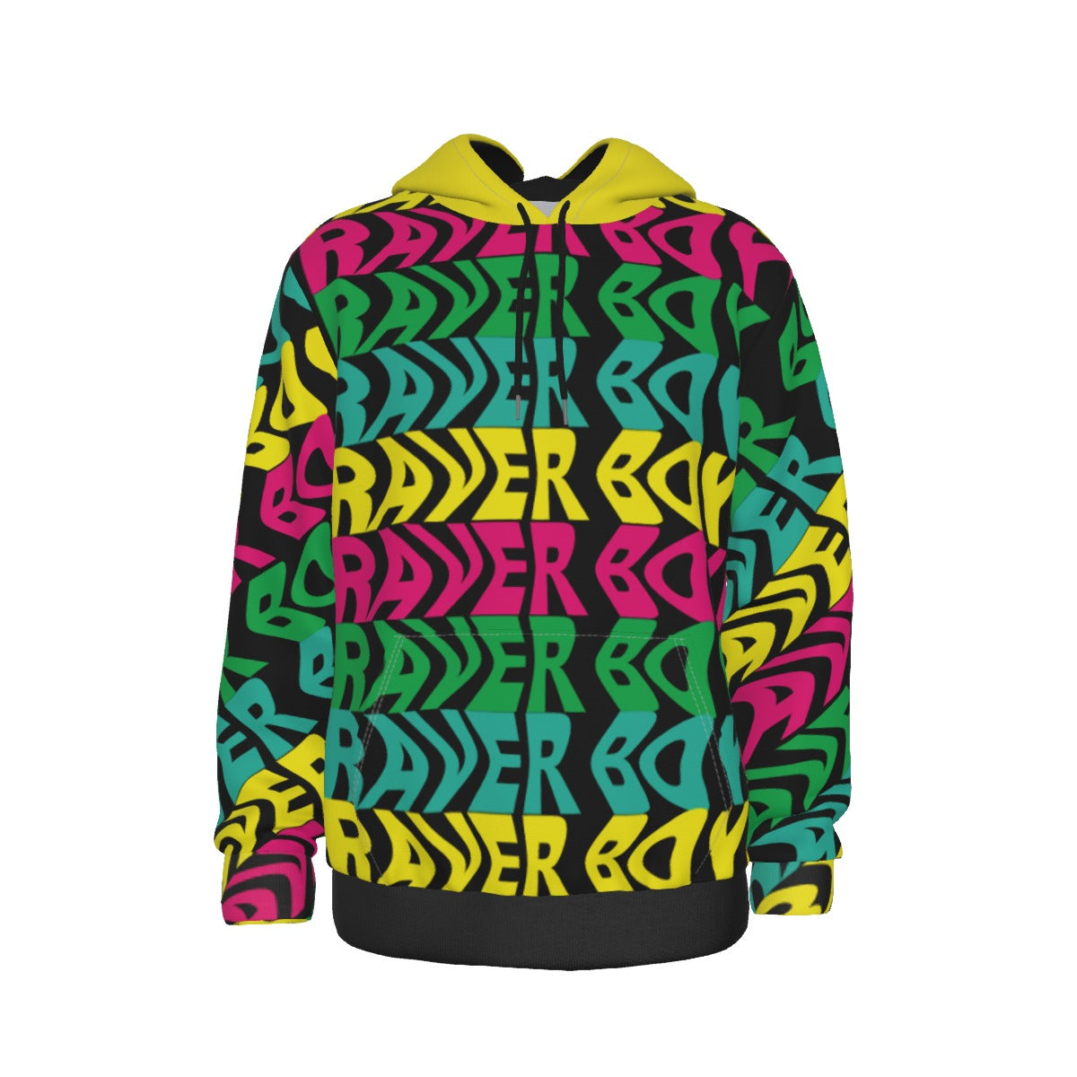 Raver Boy Men's Thicken Pullover Hoodie