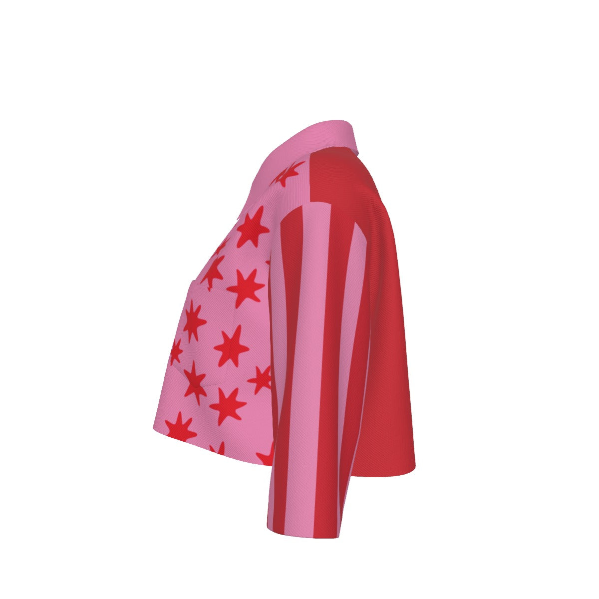 Cosmic Lady Women's Cropped Jacket | 245GSM Cotton