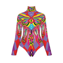 Load image into Gallery viewer, Rave Angel  Women&#39;s Turtleneck Long Sleeve Bodysuit
