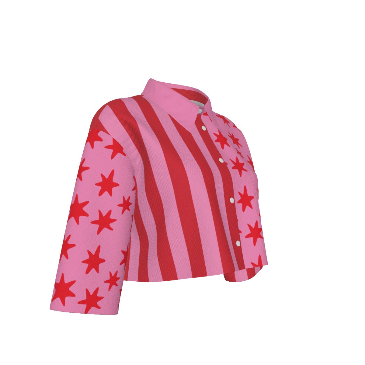Cosmic Lady Women's Cropped Jacket | 245GSM Cotton