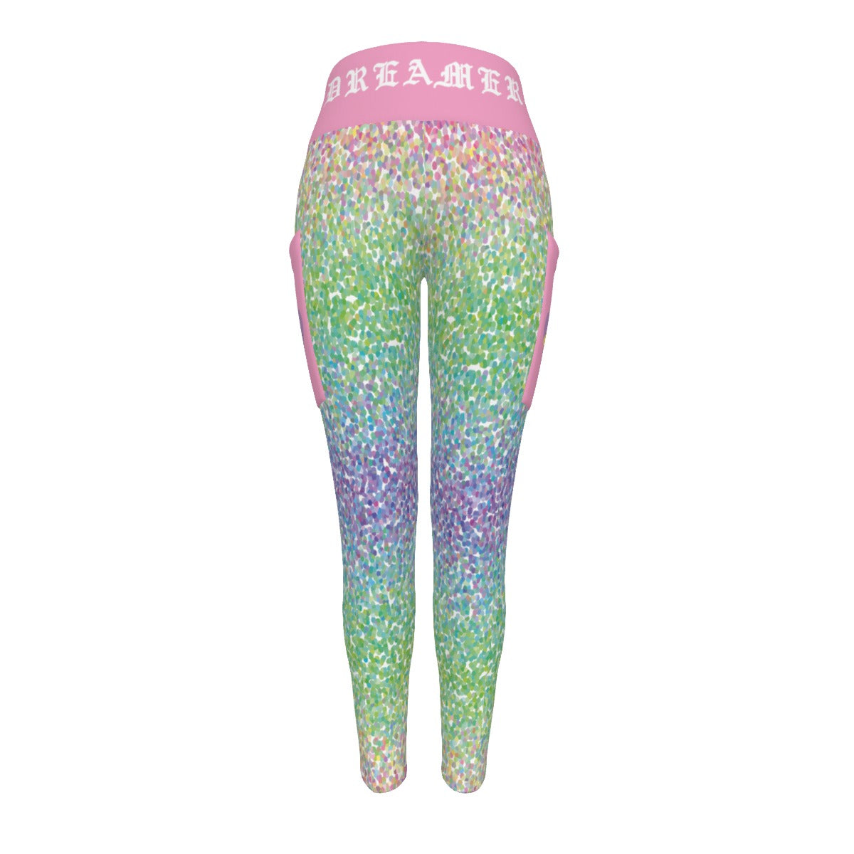 Dream Team Glitter Women's High Waist Leggings With Side Pocket