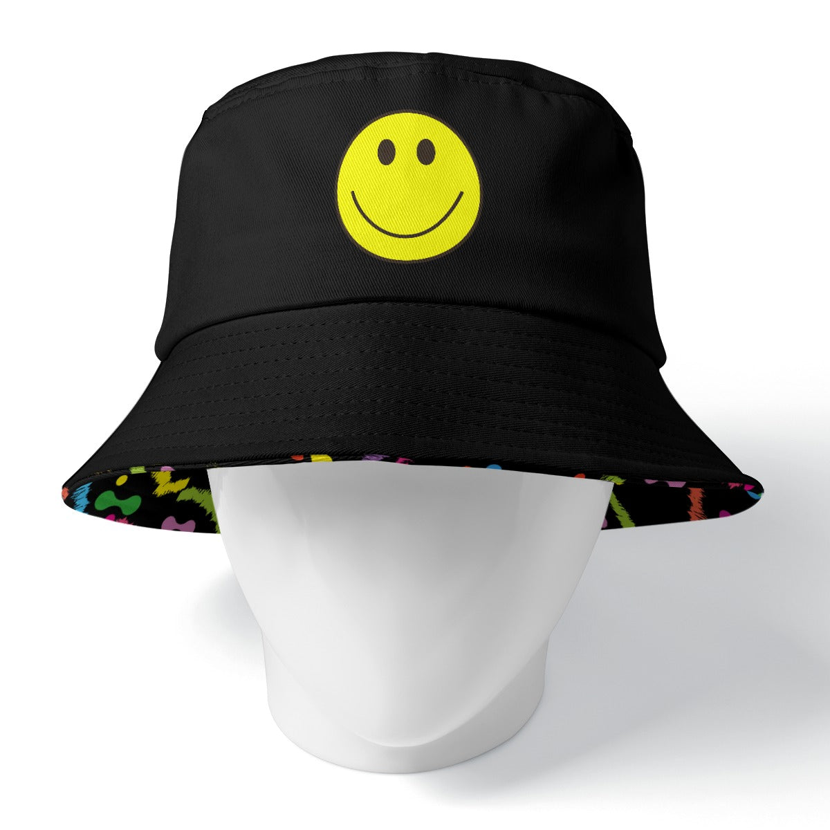 Smile Double-Side Printing Bucket Hat