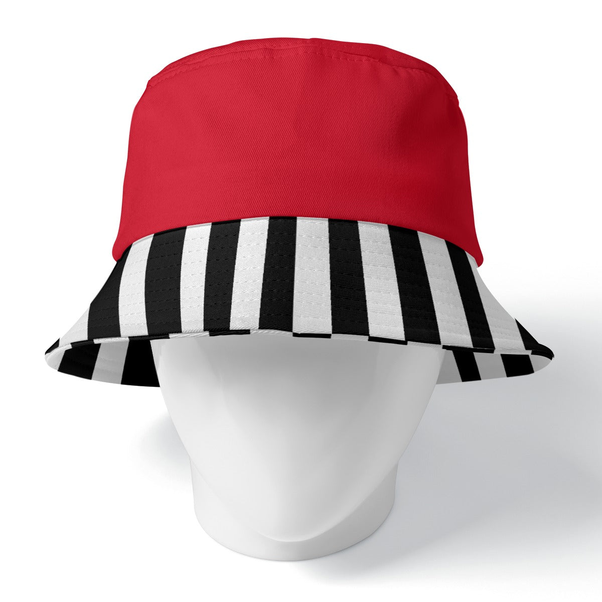 Snakey Red Double-Side Printing Bucket Hat