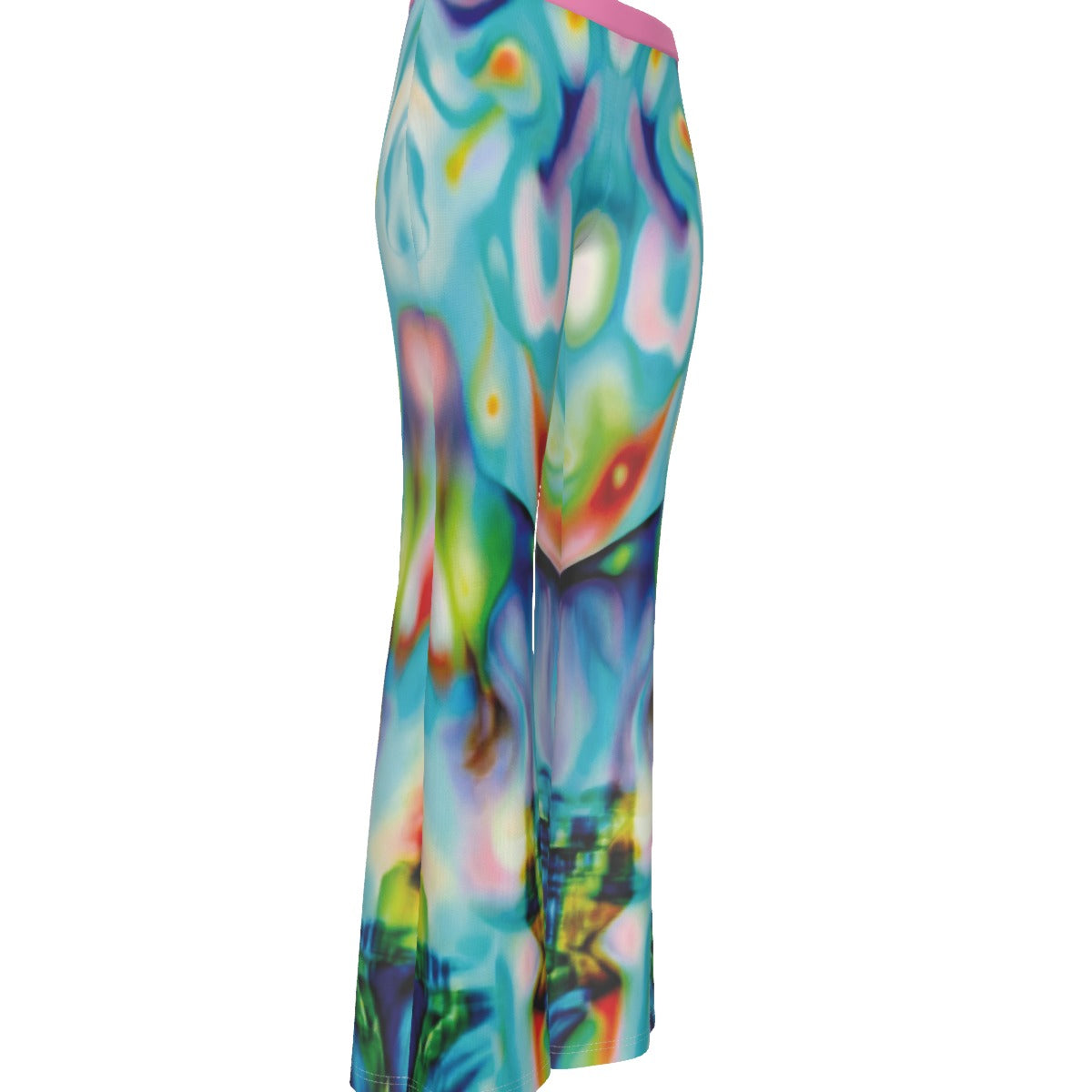 Awakening Women's High Elastic Flare Pants