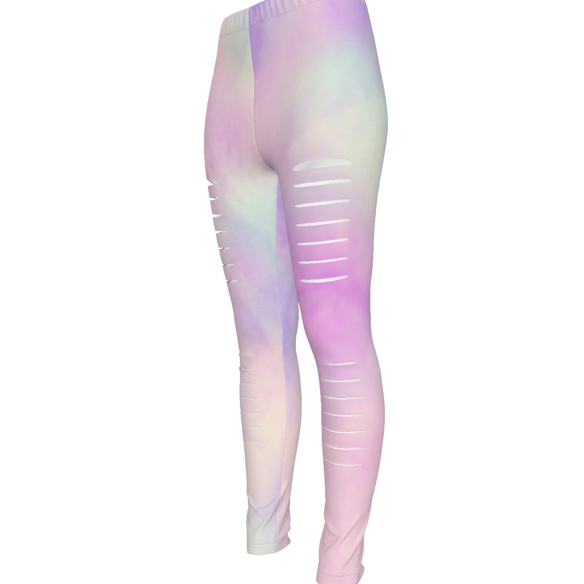 Dreamy Colors Women's Ripped Leggings