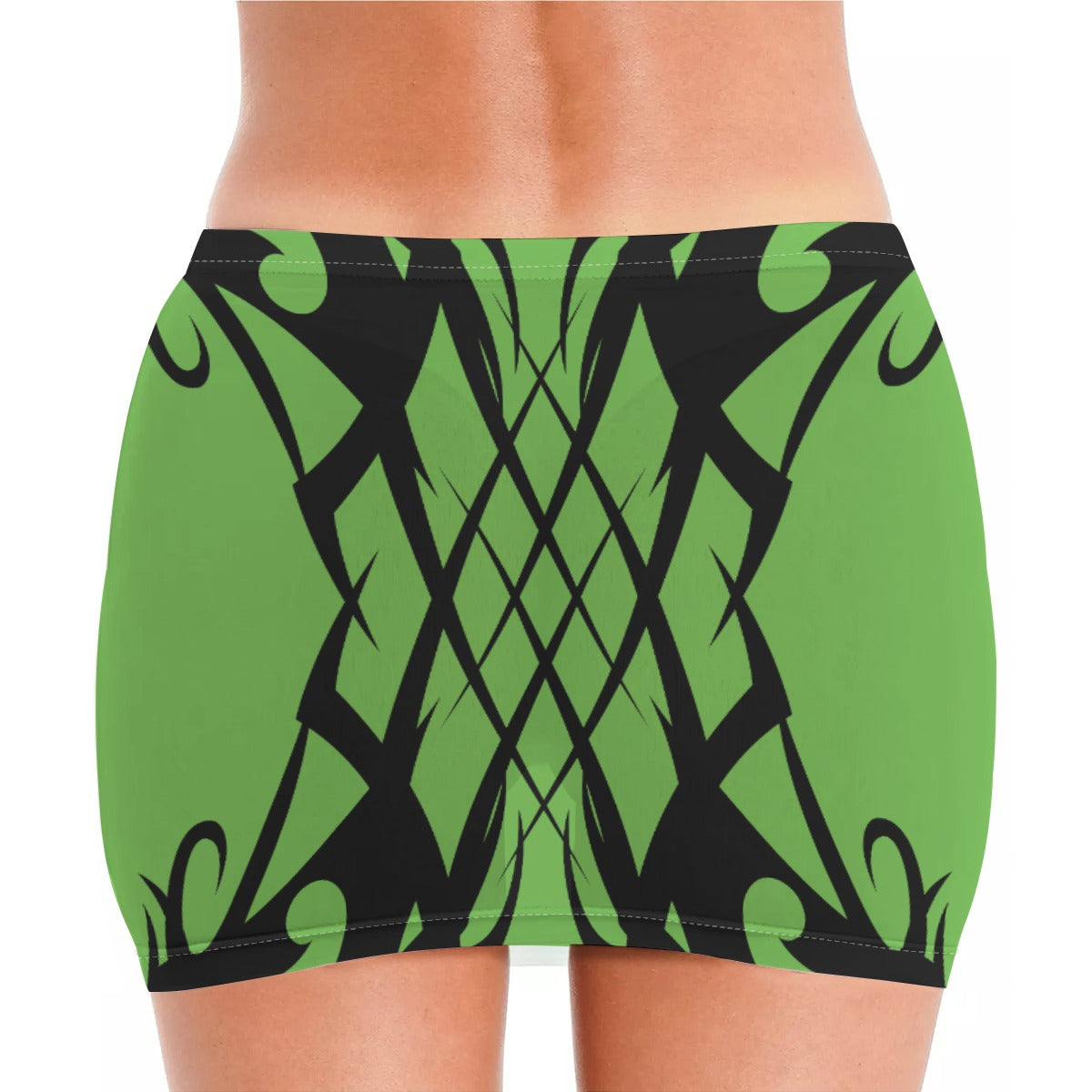 Moxie Vibe Women's Minimalist Sheer Mesh Bodycon Skirt