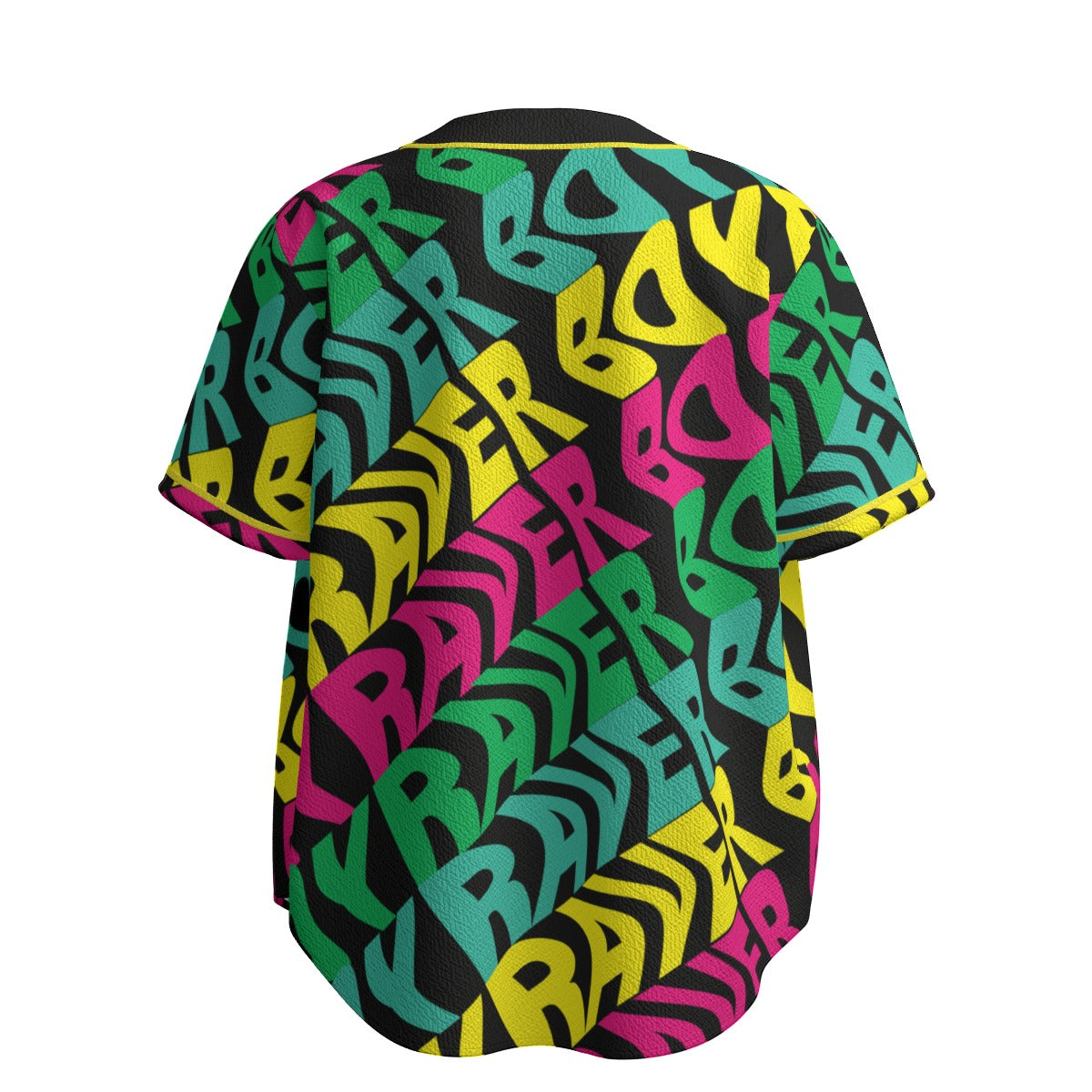 Raver Boy  Men's Textured Baseball Jersey