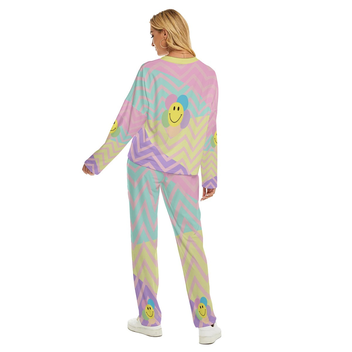 Pastel Smile Women's Pajama Suit