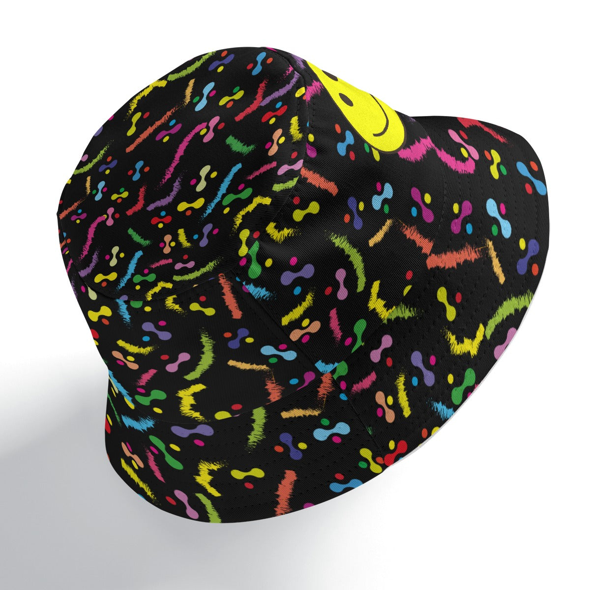 Smile Double-Side Printing Bucket Hat