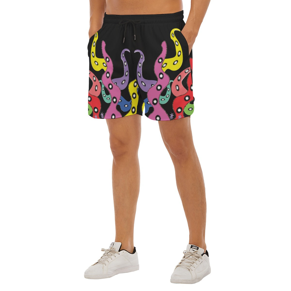 Octopus Men's Side Split Running Sport Shorts