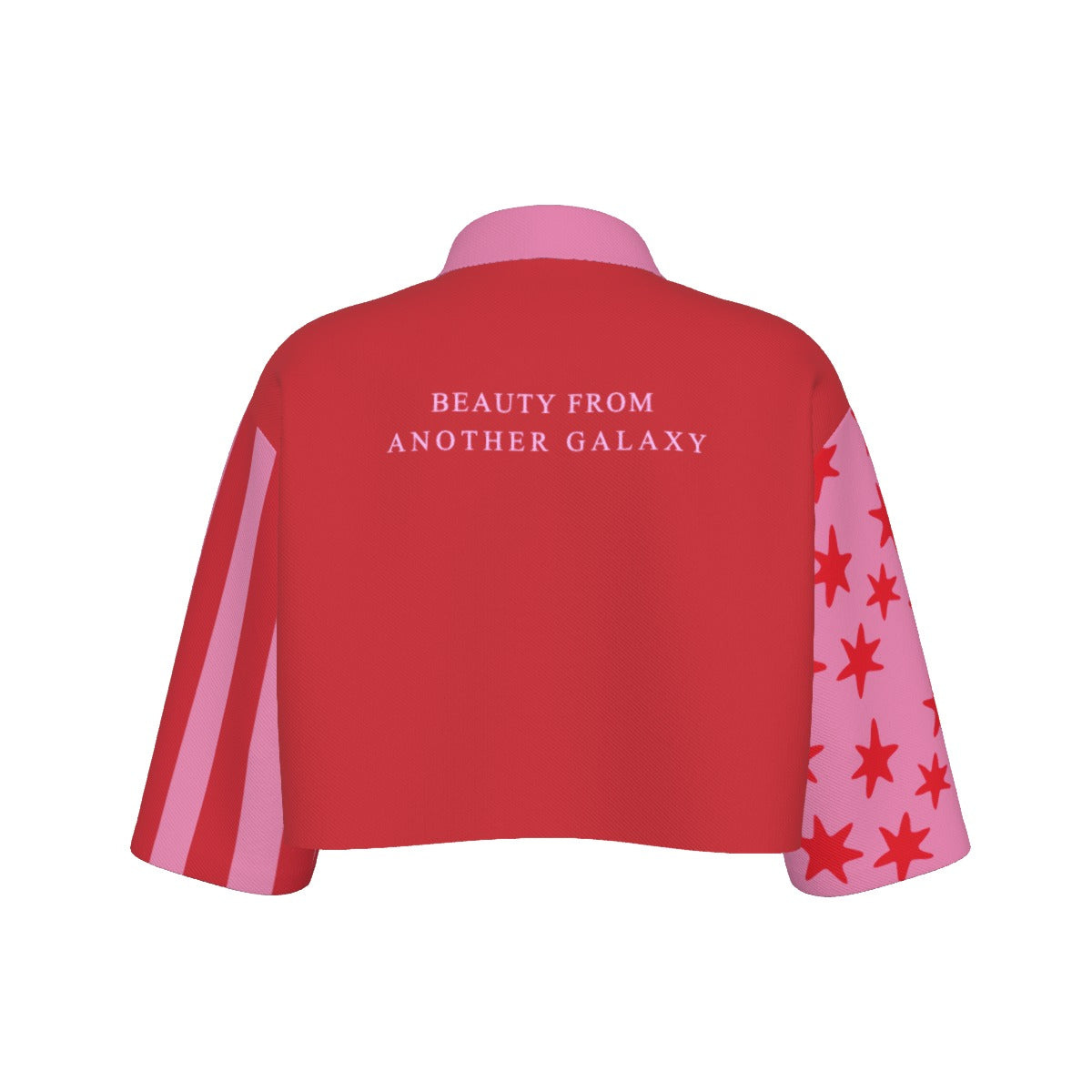 Cosmic Lady Women's Cropped Jacket | 245GSM Cotton