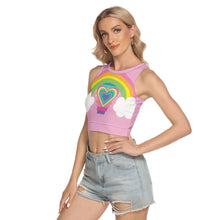 Load image into Gallery viewer, Barbie Girl  Women&#39;s Sleeveless Back Hollow Crop Top
