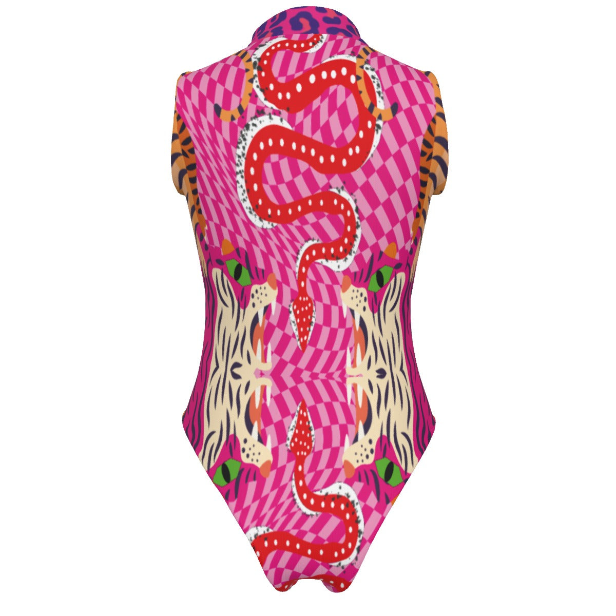 Tiger Balm Women's Sleeveless Bodysuit With Gloves