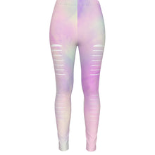 Load image into Gallery viewer, Dreamy Colors Women&#39;s Ripped Leggings
