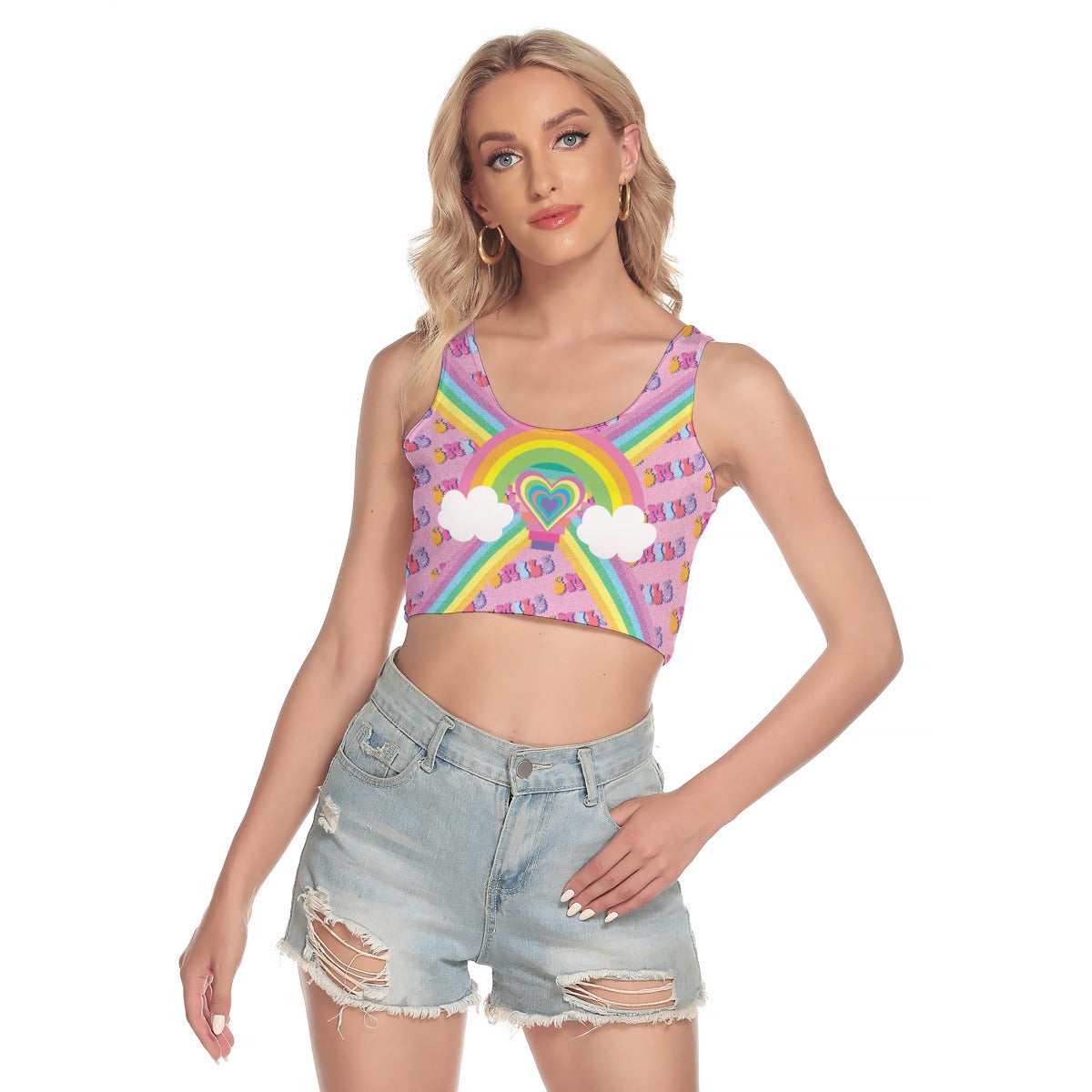 Barbie Girl Women's Crop Tank Top