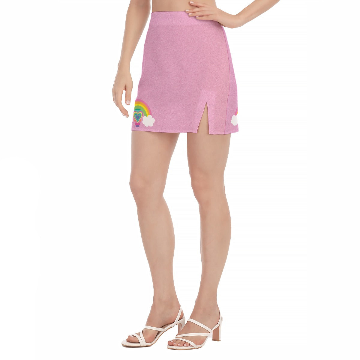 Barbie Girl  Women's Side Split Hip Skirt