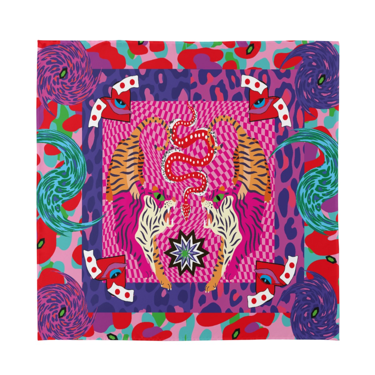 Tiger Balm Unisex Silk Bandana
