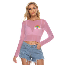 Load image into Gallery viewer, Barbie Girl  Women&#39;s Mesh Long Sleeves T-shirt
