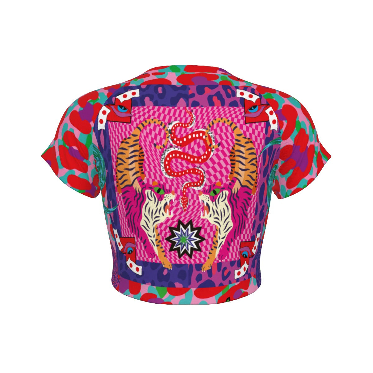 Tiger Balm Women's Raglan Cropped T-shirt