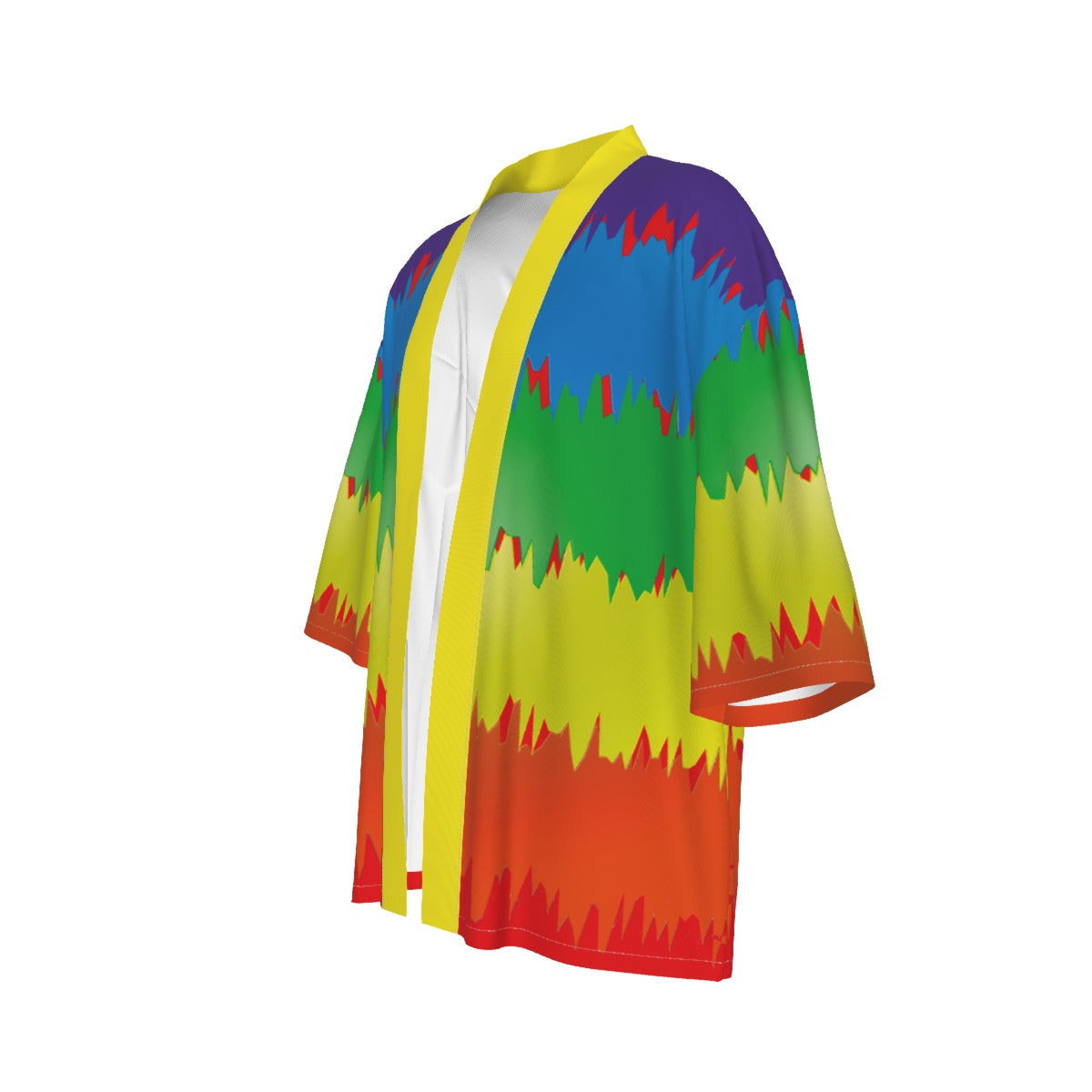 Rainbow Splash Unisex Kimono