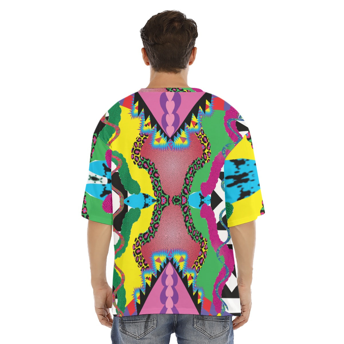 African Love  Men's Drop Shoulder T-shirt With Short Sleeve