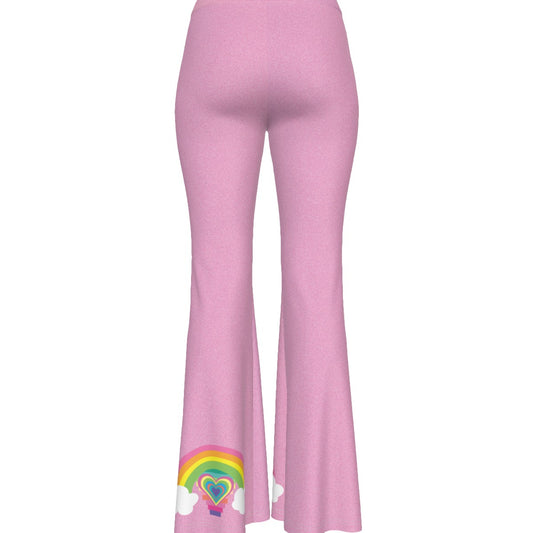 Barbie Girl Pink Women's  Elastic Flare Pants