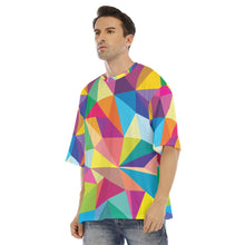 Load image into Gallery viewer, Mosaic Colors  Men&#39;s Drop Shoulder T-shirt With Short Sleeve
