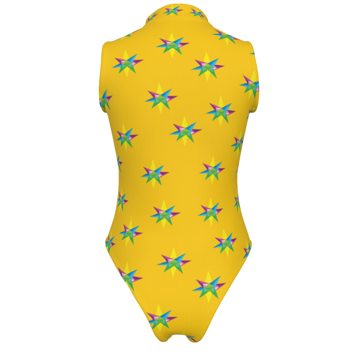 Star Yellow  Women's Sleeveless Bodysuit