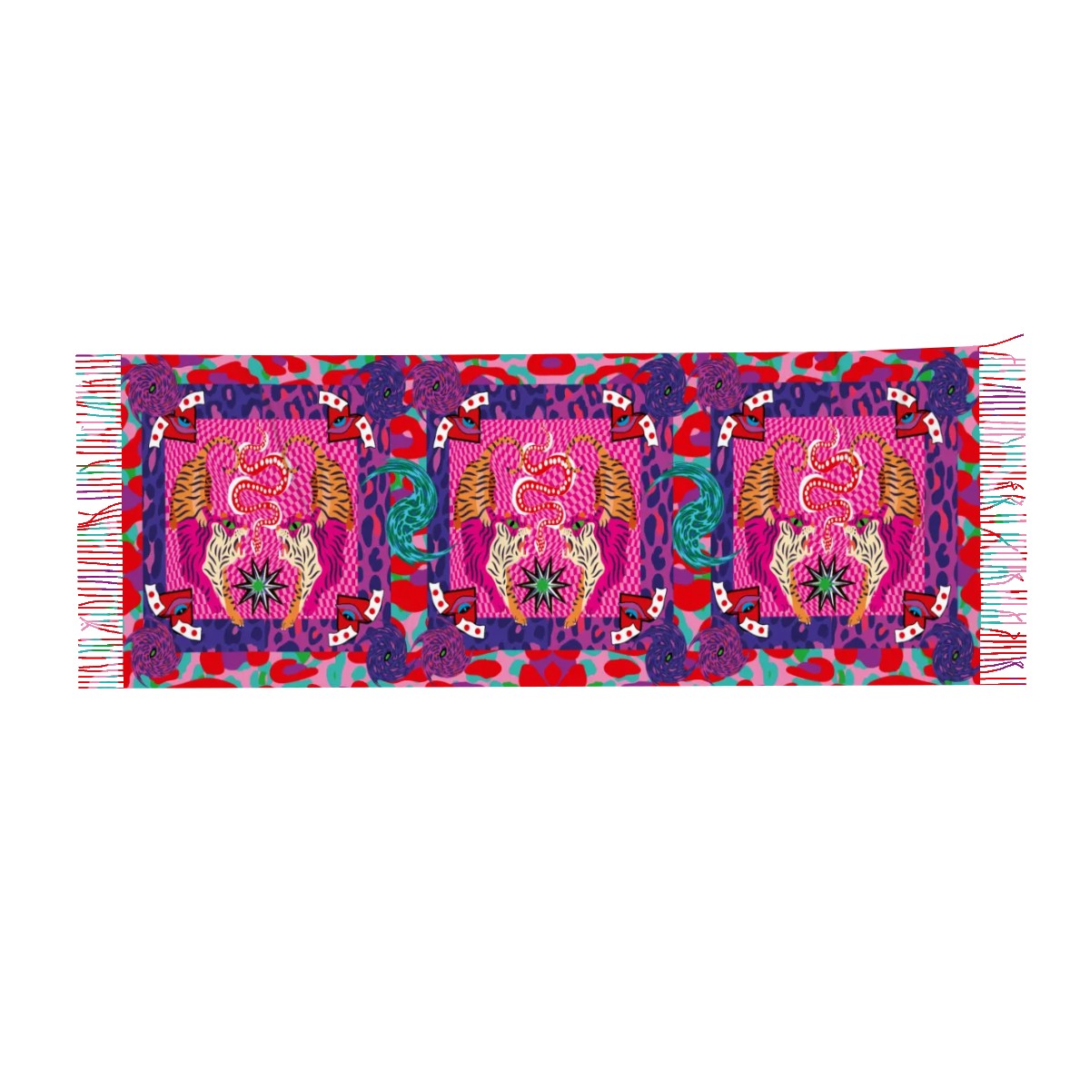Tiger Balm Warm Fringed Pashmina