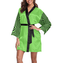 Load image into Gallery viewer, Brat Girl Women&#39;s Long Sleeve Kimono Robe
