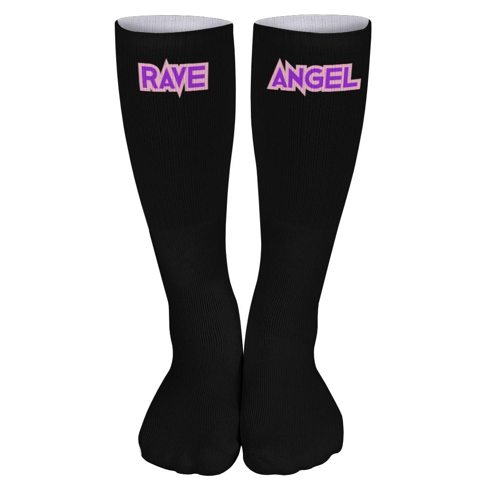 Rave Angel Black Breathable Stockings