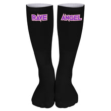 Load image into Gallery viewer, Rave Angel Black Breathable Stockings
