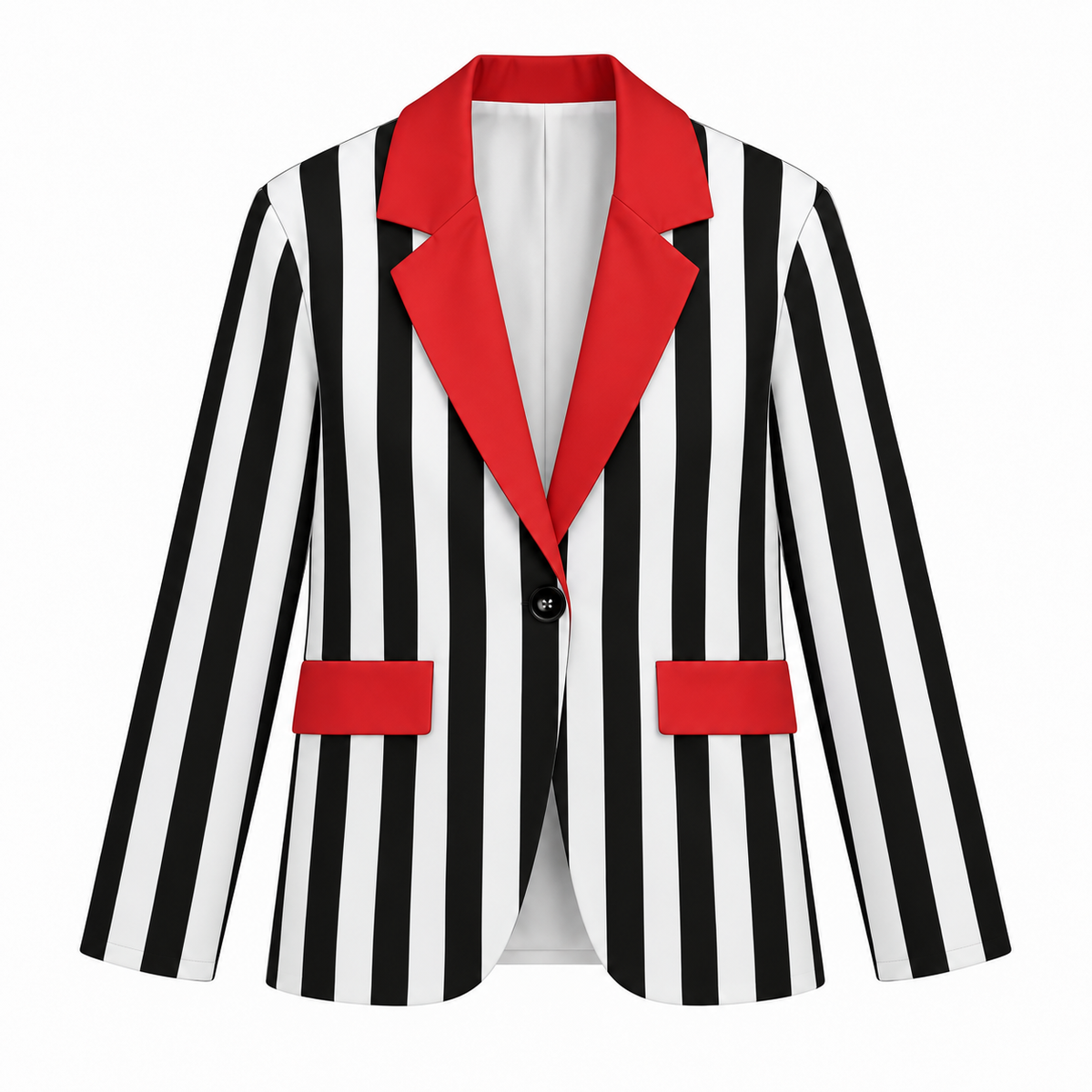 Artee  Men's Casual Flat Lapel Collar Blazer
