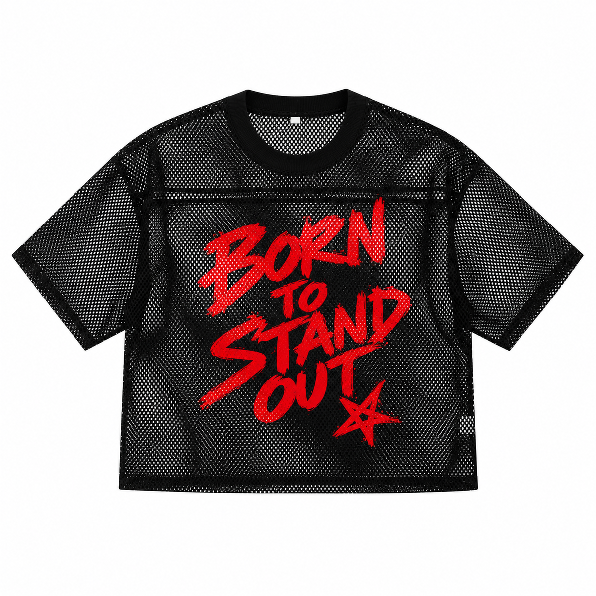 BTSO See-Through Boxy Net T-Shirt
