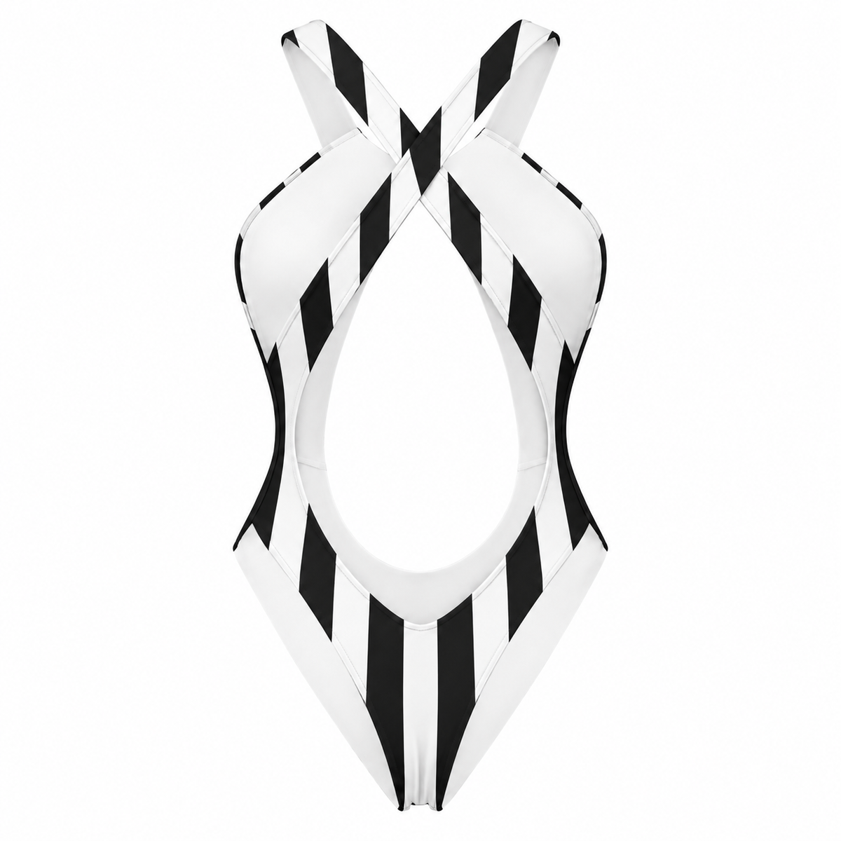 Ravella  Hollowed-Out One-Piece Bodysuit