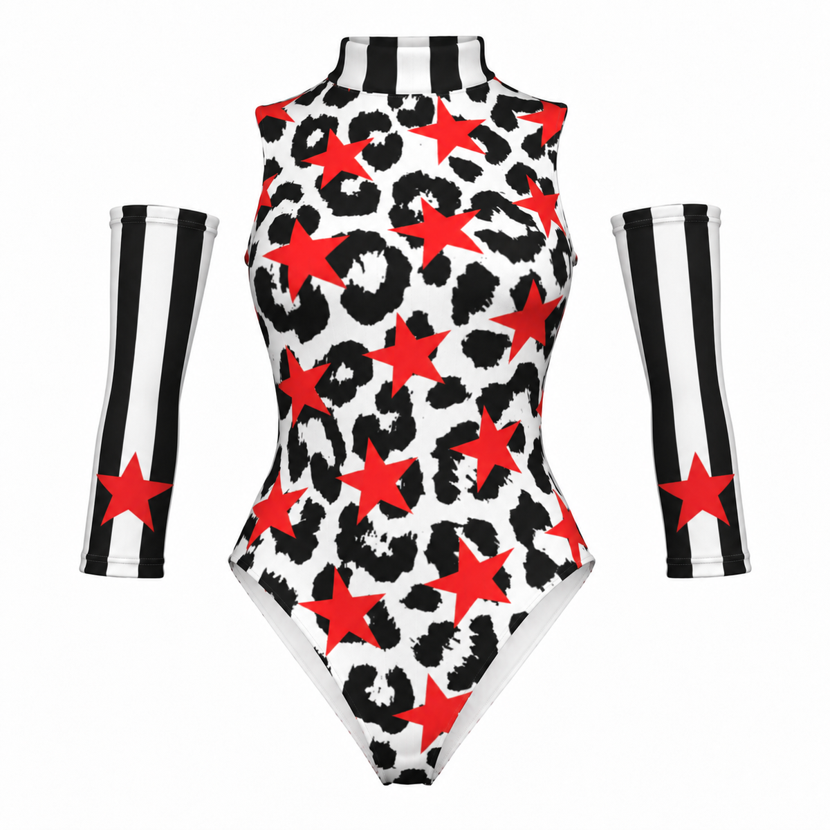 Ravella Sleeveless Bodysuit With Gloves